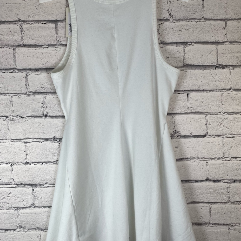 A New Day White Sleeveless Tennis Dress Tank Top Dress size medium - Picture 8 of 9